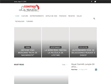 Tablet Screenshot of contigolarevista.com